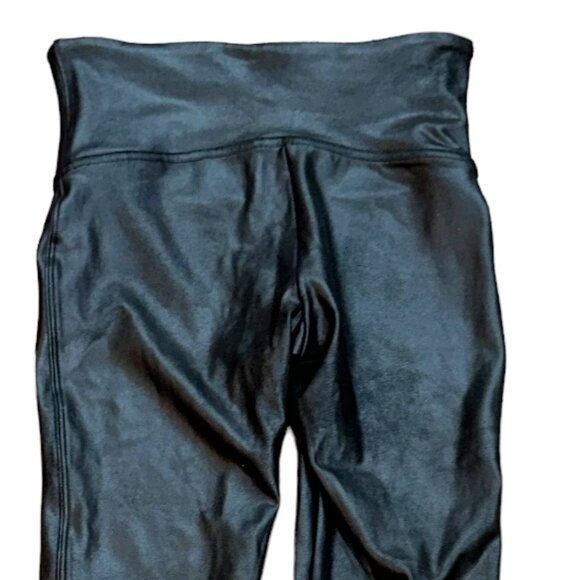 SPANX Faux Leather Leggings‎ Size Medium Style# 2437 Black - Picture 3 of 9